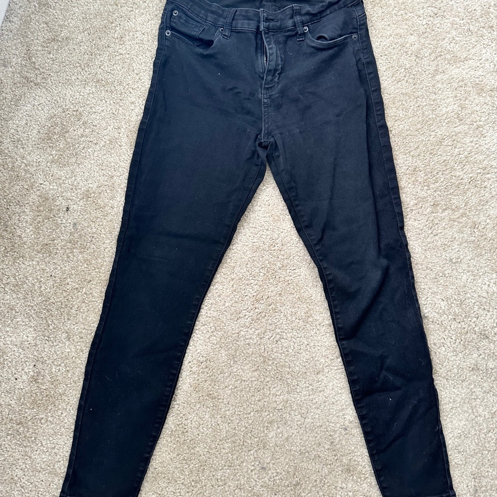 Emma Mid Rise Finished Hem Ankle Skinny Jean